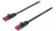 VLCP85215B100 Patch cable CAT6 UTP 10 m Black