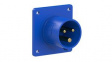 613-6 CEE Plug 3P 2.5mm² 16A IP44 230V Blue