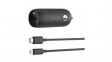 CCA003BT04BK Charger, Car, 1x USB-C, 20W, Black