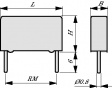 B32674D4335K000 Capacitor, radial 3.3 uF ±10% 450 VDC / 275 VAC