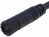 LTW8P-04AFFM-SL7A01, Разъем: М8; 1м; "мама"; PIN:4; прямой; с амортизатором, с проводами, Amphenol