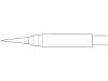 C105-101, Жало; коническое; 0,1мм, JBC TOOLS