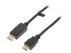 CV0126, Кабель; DisplayPort 1.2; вилка DisplayPort,вилка HDMI; 1м, LOGILINK