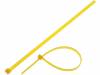 115-00004, Кабельная стяжка; многоразовая; L:195мм; W:4,7мм; Цвет: желтый, HellermannTyton