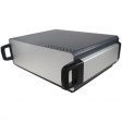 CDIC00007 110 Series Desktop Enclosure, 428 x 351 x 130 mm, Silver/Ant