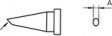 LT FHS Soldering tip Round shape beveled 45deg 1.2 mm
