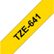 TZE-641 Label Tape 18 mm Black on Yellow 8 m