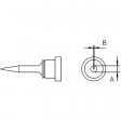 LT 1SC Soldering Tip Chisel-shaped, narrow, 0.4 mm x 0.15 mm
