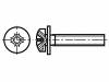 M4X10/BN1719 DIN7985Z1 Винт; M4x10; Головка: цилиндрическая; Шлиц: Phillips; сталь; цинк