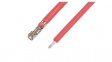 214921-1224 Pre-Crimped Lead, Female / Bare Ends - Pico-Blade, 300mm L, 26AWG