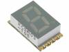 KCSA03-105 Дисплей: LED; SMD; 7-сегментный; 7,62мм; красный; 8-27мкд; анод