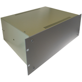 C19G3263S, 19^ Rack Mount Enclosure, 3 HE, 263 mm x 482 mm, Silver, CamdenBoss