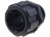 55502474, Концевой разъем прямой; полиамид; черный; 22мм; IP65, LAPP