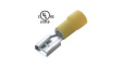 RND 465-00512 [100 шт] Blade Receptacle Vinyl Yellow 6.3 x 0.8 mm Pack of 100 pieces