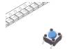 PTS645SM43SMTR92 LFS Микропереключатель TACT; SPST-NO; Положения:2; 0,05A/12ВDC; SMT
