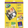L4738REV-25 Diskette Labels, 70 x 50.8 mm, 250 pieces, White