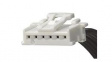 15136-0606 MicroClasp-to-MicroClasp Off-the-Shelf (OTS) Cable Assembly Single Row 600.00mm Length 6 Circuits White