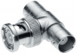 B9073D1-ND3G-50 Тройник; вилка BNC, BNC гнездо x2; 50Ом; делрин; позолота