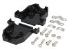 2360-0102-02, Корпус: для разъемов D-Sub; D-Sub 15pin, D-Sub HD 26pin; прямой, Encitech Connectors