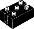 VUO105-16NO7 Трехфазный диодный мост; Urmax: 1,6кВ; If: 120А; Ifsm: 1,5кА; PWS-C