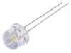 OSW5DK87A1A LED; 8мм; белый холодный; 3000?4000мкд; 100°; Шаг: 2,54мм