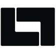 104446 Floor Corner Marks, L-shaped PU=1 PAK