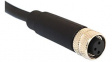 PXPPVC08FBF03ACL010PVC Разъем: M8; "мама"; PIN:3; прямой; с амортизатором, с проводом