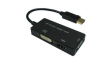 12.99.3153 Adapter, DisplayPort Plug - HDMI Socket/VGA 15-pin Socket/DVI-D 24+1-Pin Socket