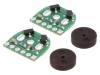 MAGNETIC ENCODER PAIR KIT, Датчик: Холла; 2,7?18ВDC; Набор: энкодеры, магнит; Цифр.выходы:2, POLOLU