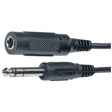 AC52-6M/BK-R Audio cable stereo jack 6.3 mm 6 m Black