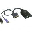 KA7166 Адаптер USB/DVI - кат. 5e/6 KVM