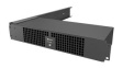 SA2-003 Rack Mount Airflow Management for Network Switches, Single Side Intake, Active, 2U, Black