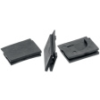 PIK KSS 60/60 Cable Trunking Edge Protection Side Cap 60 mm TPE-E, Black