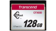 TS128GCFX650 Memory Card, CFast, 128GB, 510MB/s, 370MB/s
