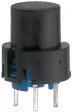 D6R90LFS Tactile Switch, 100 mA, 100 VAC