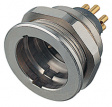 09-4819-00-06 Panel-mount plug, 6-pole Pole no.=6DIN