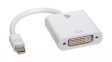 CBL-MD1WHT-5E Adapter, Mini DisplayPort Plug - DVI-D 24+1-Pin Plug