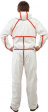4565M Protective overall Size M red on white