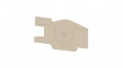 2668780000 End Plate, Dark Beige, 63 x 36.5mm