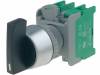 LRS22-2/O BK,1-;0;-2 SPRING RETURN Переключатель: поворотный; 1; NO x2; 3A/230ВAC; 22мм; черный; IP65