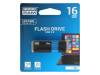 USL2-0160K0R11 Флешка; USB 2.0; 16ГБ; черный; Считывание:20МБ/с; Запись:5МБ/с