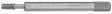 747784-3 (pair) [2 шт] Lifting screw UNC 4-40 PU=Pair (2 pieces)