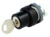 1SFA611280R1002 Переключатель: поворотный с ключом; 2; 22мм; черный; IP66; O22,5мм