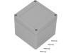 G3103 Корпус: универсальный; Х:100мм; Y:100мм; Z:90мм; ABS; темно-серый