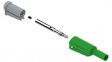 RND 350-00031 Banana Plug  diam.4mm Green 36A Screw