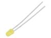 L-934YDLK LED; 3мм; желтый; 8-15мкд; 50°; Поверхность: выпуклая; Кол-во выв:2