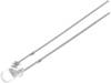 WW03A3SRH4-N2 LED; 3мм; красный; 2200-2800мкд; 25°; Поверхность: выпуклая
