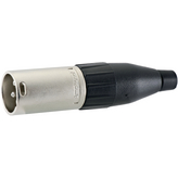 AC3M, XLR, 3 Poles AC Soldering Connection Nickel - Plated, Amphenol