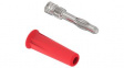 RND 350-00138 Banana Plug  diam.4mm Red 36A Solder