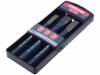 PRE-CHISEL-SET01, Set: cold chisels; Pcs:3; Package: plastic case, PROLINE